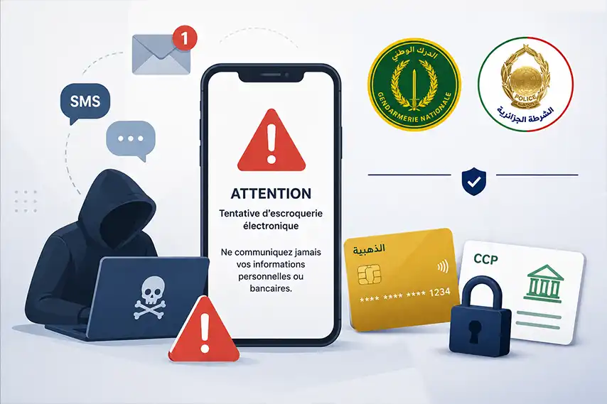 Alerte contre les tentatives d'escroquerie électronique usurpant l'identité de la Gendarmerie et de la Sûreté nationale